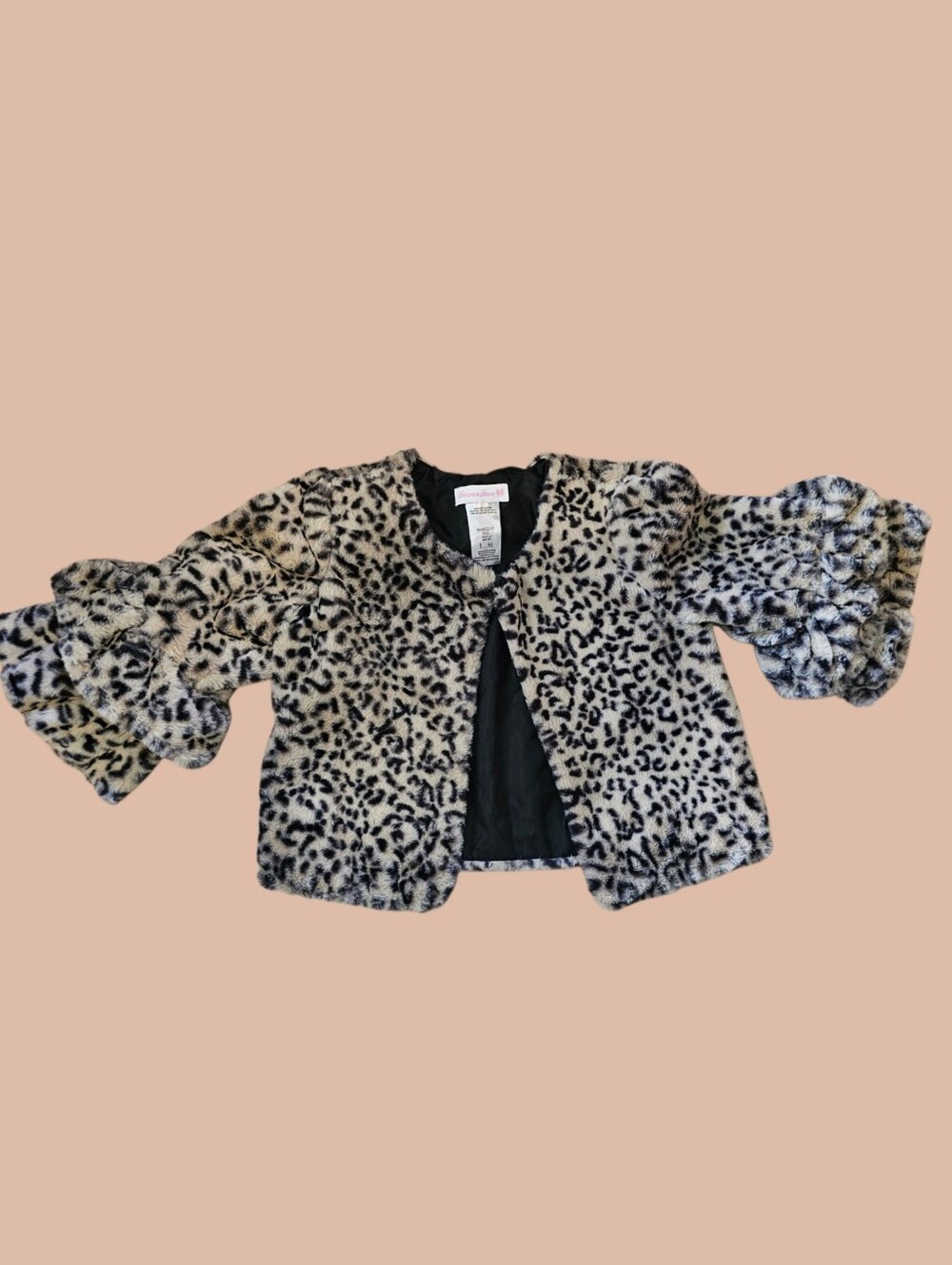 Bonnie Jean Brown Faux Fur Teddy Jacket